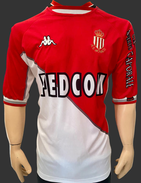 1999-2000 AS Monaco Home Shirt Pre Owned Size XL