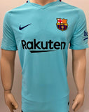 2017-2018 FC Barcelona Away Shirt Lionel Messi Player Issue Authentic New BNWT Size L (Fitted)