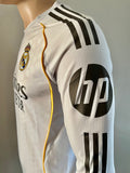 2025-2026 Real Madrid CF Home Shirt Kylian Mbappe Player Issue Authentic Long Sleeve Champions New BNWT Size S