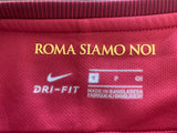 2017-2018 AS Roma Home Shirt Totti Farewell Pre Owned Size S