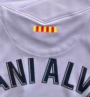 2021-2022 FC Barcelona Away Shirt Dani Alves La Liga BNWT Size S