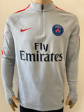 2016-2017 Paris Saint Germain Drill Top Training Pre Owned Size M