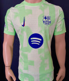 2024-2025 FC Barcelona Third Shirt Pau Cubarsí Champions League Kitroom Player Issue BNWOT Size L fitted