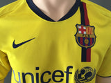 2008-2009 FC Barcelona Away Shirt Iniesta Champions League BNWT Size S