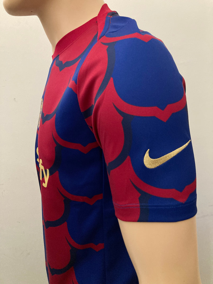 Nike Barcelona Home KIDS Lamine Yamal 19 Jersey 2024-2025 (La Liga