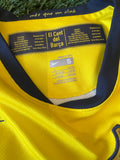 2008-2010 FC Barcelona Away and Third Shirt Long Sleeve Pre Owned Size S