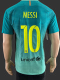 2016-2017 FC Barcelona Third Shirt Lionel Messi Player Issue Authentic New BNWT Multiple Sizes