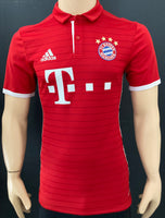 2016-2017 FC Bayern Munich Home Shirt Kitroom Player Issue Pre Owned Size 5