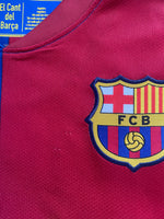 2008 2009 FC Barcelona Home Shirt Treble Pre Owned Size M