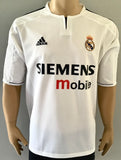 2003 - 2004 Real Madrid Home Shirt Used Size XL