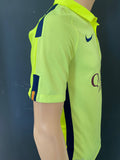 2014-2015 FC Barcelona Third Shirt Pedro Rodriguez Pre Owned Size S