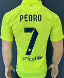 2014-2015 FC Barcelona Third Shirt Pedro Rodriguez Pre Owned Size S