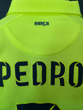 2014-2015 FC Barcelona Third Shirt Pedro Rodriguez Pre Owned Size S
