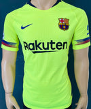 2018-2019 FC Barcelona Away Shirt La Liga Champions Player Issue Authentic Pre Owned Size M