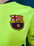 2018-2019 FC Barcelona Away Shirt La Liga Champions Player Issue Authentic Pre Owned Size M
