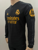 2023-2024 Real Madrid Away kit Rudiger Long sleeve La Liga Kitroom Player issue