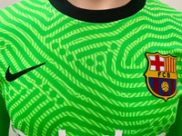 2020-2021 FC Barcelona Goalkeeper kit Long sleeve Kitroom Player issue