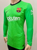 2020-2021 FC Barcelona Goalkeeper kit Long sleeve Kitroom Player issue