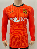 2020-2021 FC Barcelona Goalkeeper kit Long sleeve Kitroom Player issue