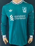 2025-2026 Liverpool FC Third shirt Player issue Authentic Dominik Szoboszlai Premier League Long Sleeve BNWT Size L