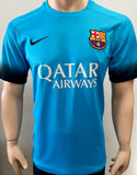 2015-2016 FC Barcelona Third Shirt Luis Suarez Pre Owned Size M