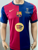 2024-2025 FC Barcelona Home Shirt Pedri Gonzalez Copa del Rey Final MDT Cup MINT Size S