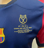 2024-2025 FC Barcelona Home Shirt Pedri Gonzalez Copa del Rey Final MDT Cup MINT Size S