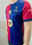 2024-2025 FC Barcelona Home Shirt Pedri Gonzalez Copa del Rey Final MDT Cup MINT Size S