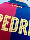 2024-2025 FC Barcelona Home Shirt Pedri Gonzalez Copa del Rey Final MDT Cup MINT Size S