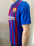 2021-2022 FC Barcelona Home Shirt Pre Owned Size M