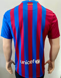 2021-2022 FC Barcelona Home Shirt Pre Owned Size M