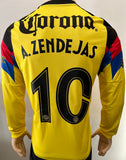 2025-2026 America Home Shirt Alejandro Zendejas Liga MX League Long Sleeve New BNWT Size M