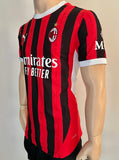 2024-2025 AC Milan Home Shirt Santiago Gimenez Player Issue Authentic Champions Multiple Sizes