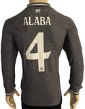 2024-2025 Real Madrid CF Third Shirt David Alaba Player Issue Kitroom Long Sleeve Mint Size M