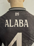 2024-2025 Real Madrid CF Third Shirt David Alaba Player Issue Kitroom Long Sleeve Mint Size M