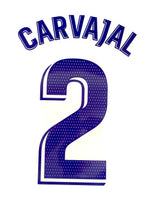 2021 2022 Avery Dennison Real Madrid Away kit Carvajal kit name set Player Issue