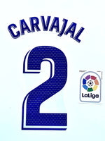 2021 2022 Avery Dennison Real Madrid Away kit Carvajal kit name set Player Issue