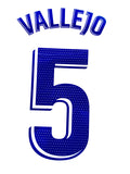 2021 2022 Avery Dennison Real Madrid Home kit Vallejo kit name set Liga playeras issue