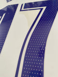 2021 2022 Avery Dennison Real Madrid Home kit Lucas V. name set and badge Liga Player Issue
