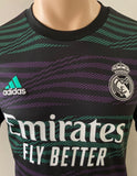 2022-2023 Real Madrid Prematch shirt Player issue Kitroom Valverde Champions League Mint Size M