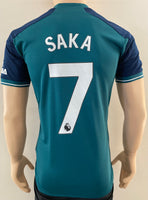 2023 - 2024 Arsenal Third Shirt Saka Premier League With Name BNWT (S)