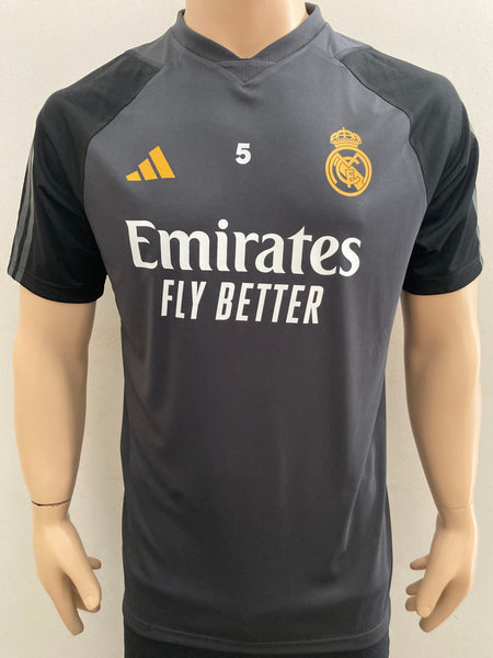 2023 - 2024 Real Madrid Training Top Bellingham 5 Player Issue Kitroom BNWT SIze L