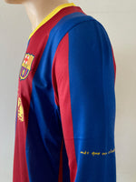 2010 - 2011 Barcelona Home Shirt Messi 10 Long Sleeve Player Issue Barcelona B BNWT Size Small