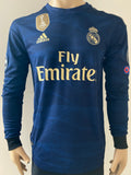 2019-2020 Real Madrid CF Away Shirt Sergio Ramos Player Issue Authentic Long Sleeve Champions Size M