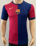 2024-2025 Barcelona Home shirt No sponsors Mint Size S