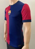 2024-2025 Barcelona Home shirt No sponsors Mint Size S