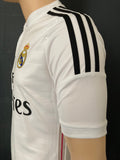 2014 - 2015 Real Madrid Home Shirt Benzema 9 Liga Pre Owned Size S