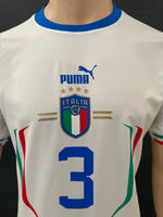 2022 Italy Nation Team Away Shirt Chiellini 3 Player Issue BNWT Multisize