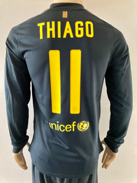 2011 2012 Barcelona away shirt long sleeve Thiago Alcantara player issue kitroom Liga version size M