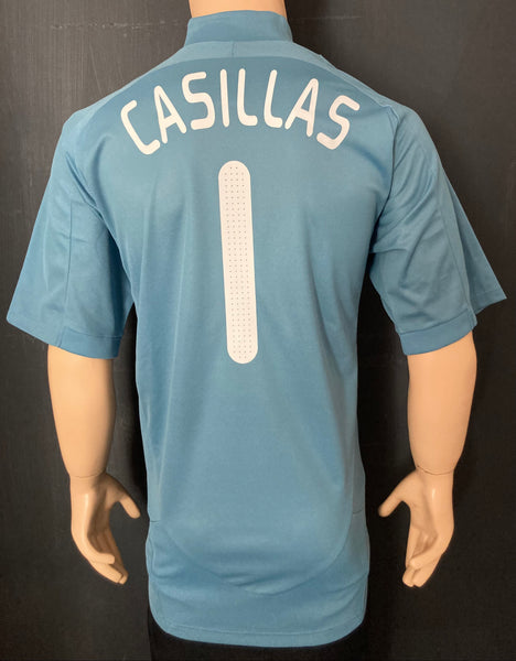 2008 Spain National Team Goalkeeper Shirt Casillas 1 Player Issue Pre Owned SIze L